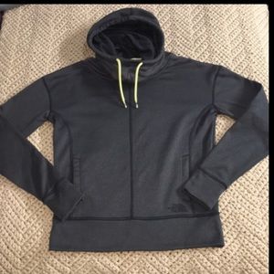 The North Face Hoodie Pullover Womens Lanna Style A5S7 Dark Gray Size Small